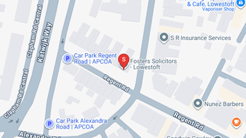 Map — Lowestoft Office