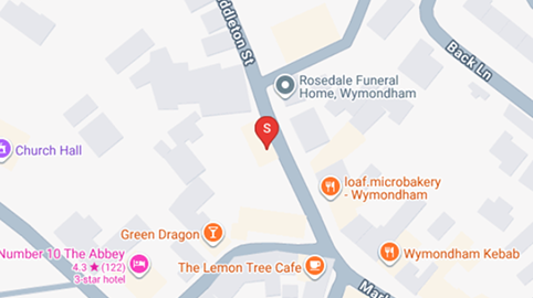 Map — Wymondham Office
