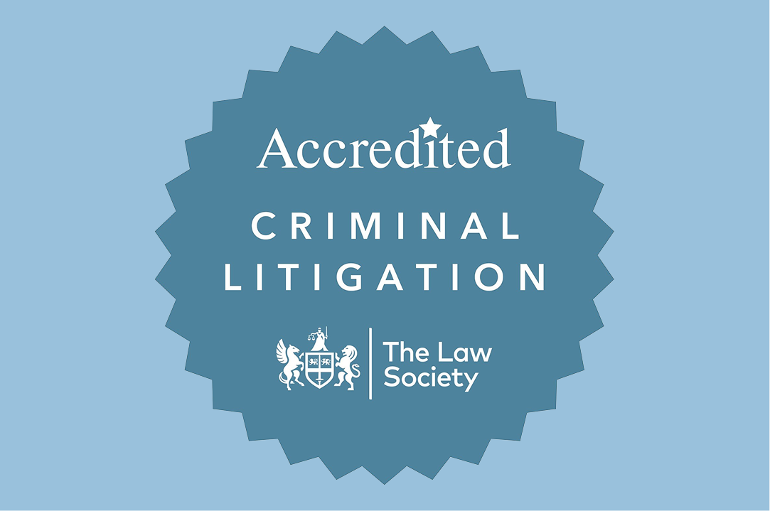 Law Society Accredited Criminal Litigation badge
