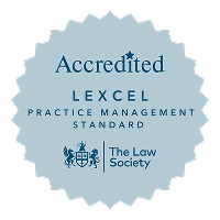 Law Society Lexcel Practice Management Standard accreditation badge