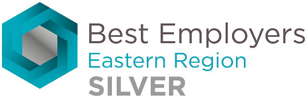 Best Employers Eastern Region Silver accreditation badge