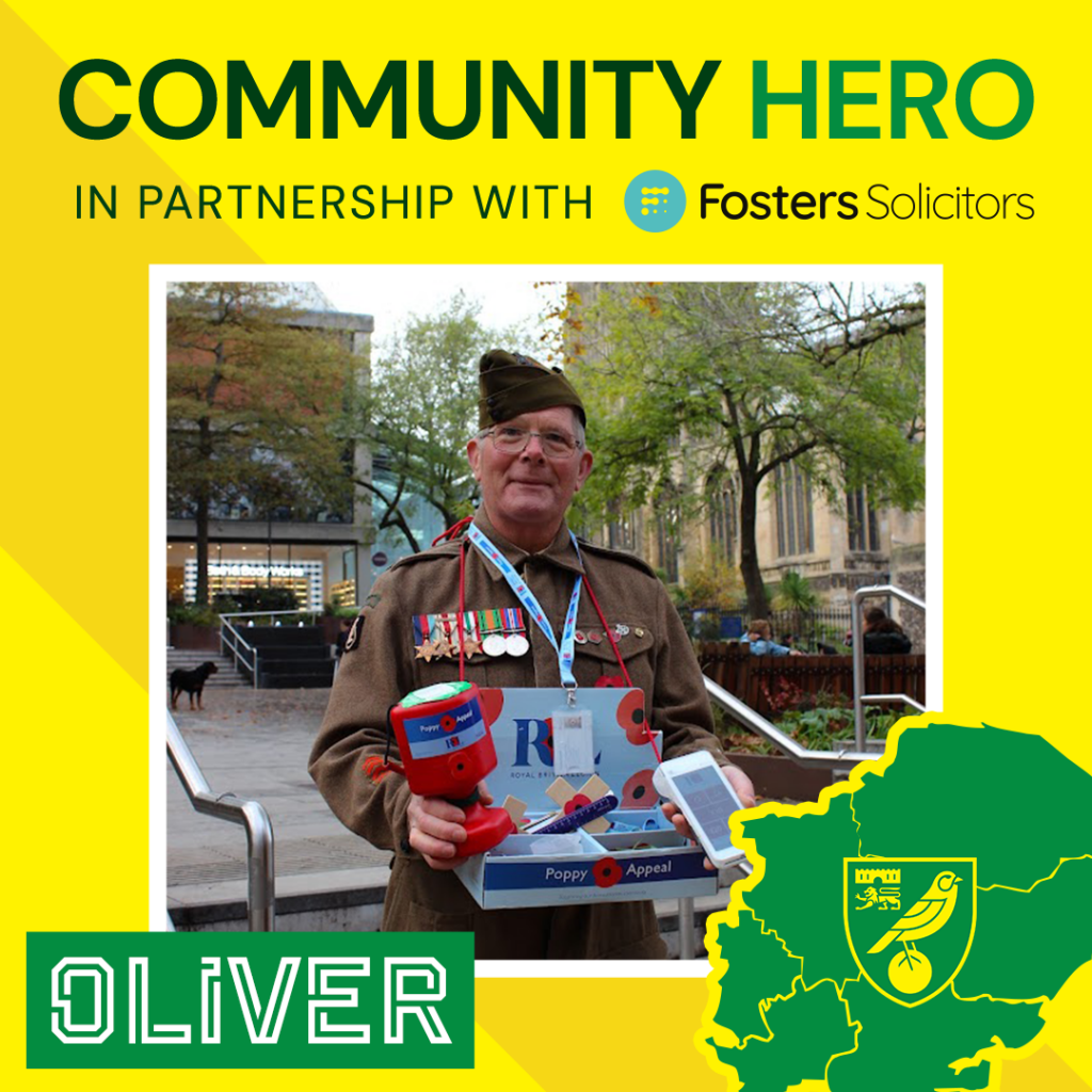 Poppy Appeal volunteer nominated as Community Hero